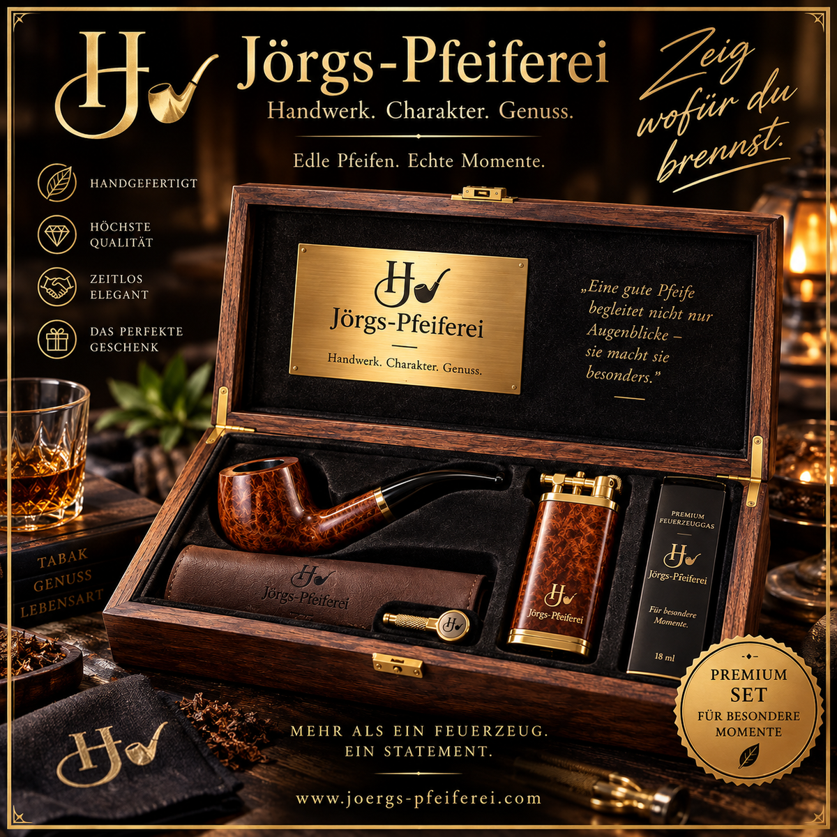 Pfeifenset – Individuelle Geschenkbox