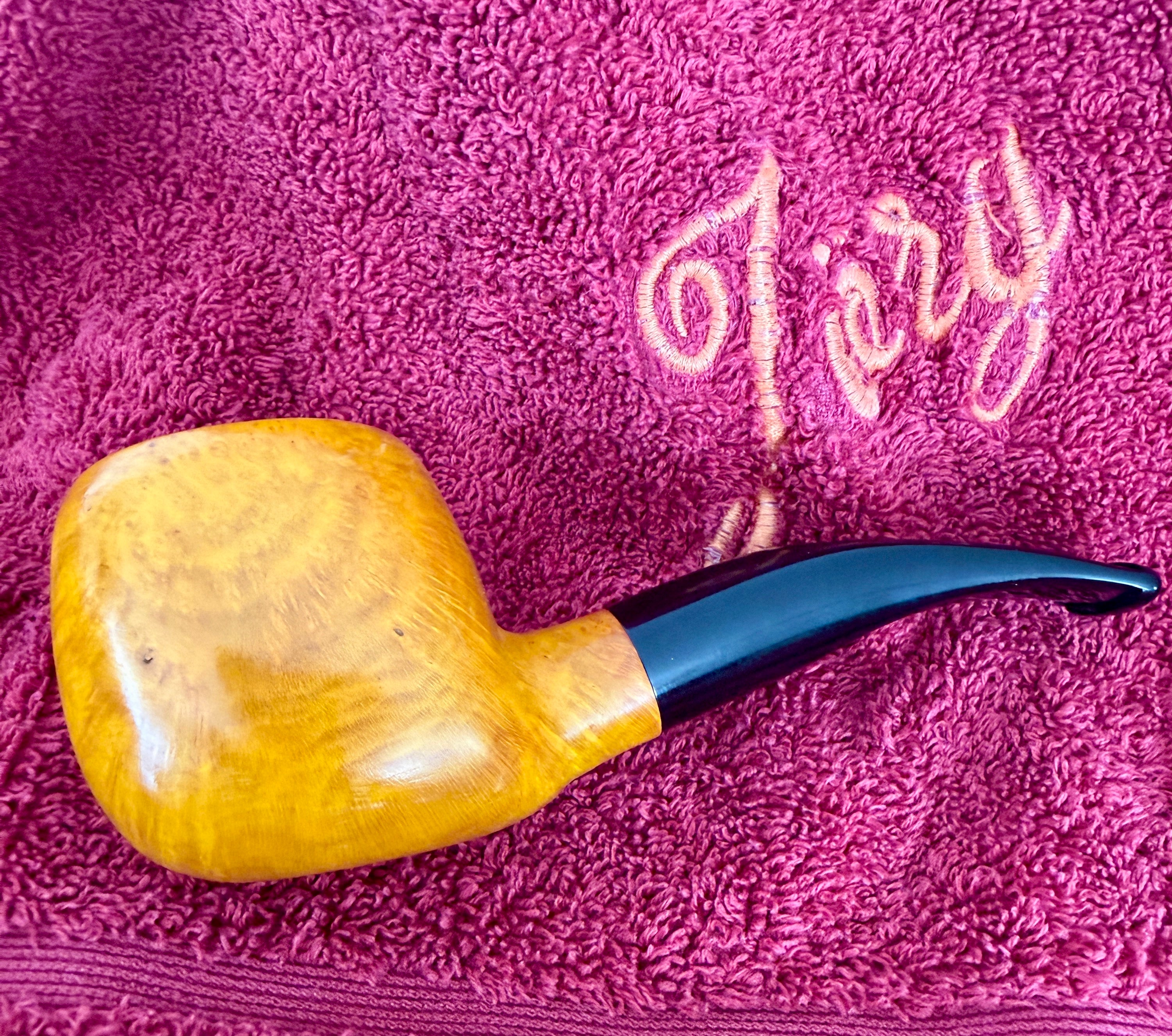 Freehandpfeife mit Zeichnung – Unikat